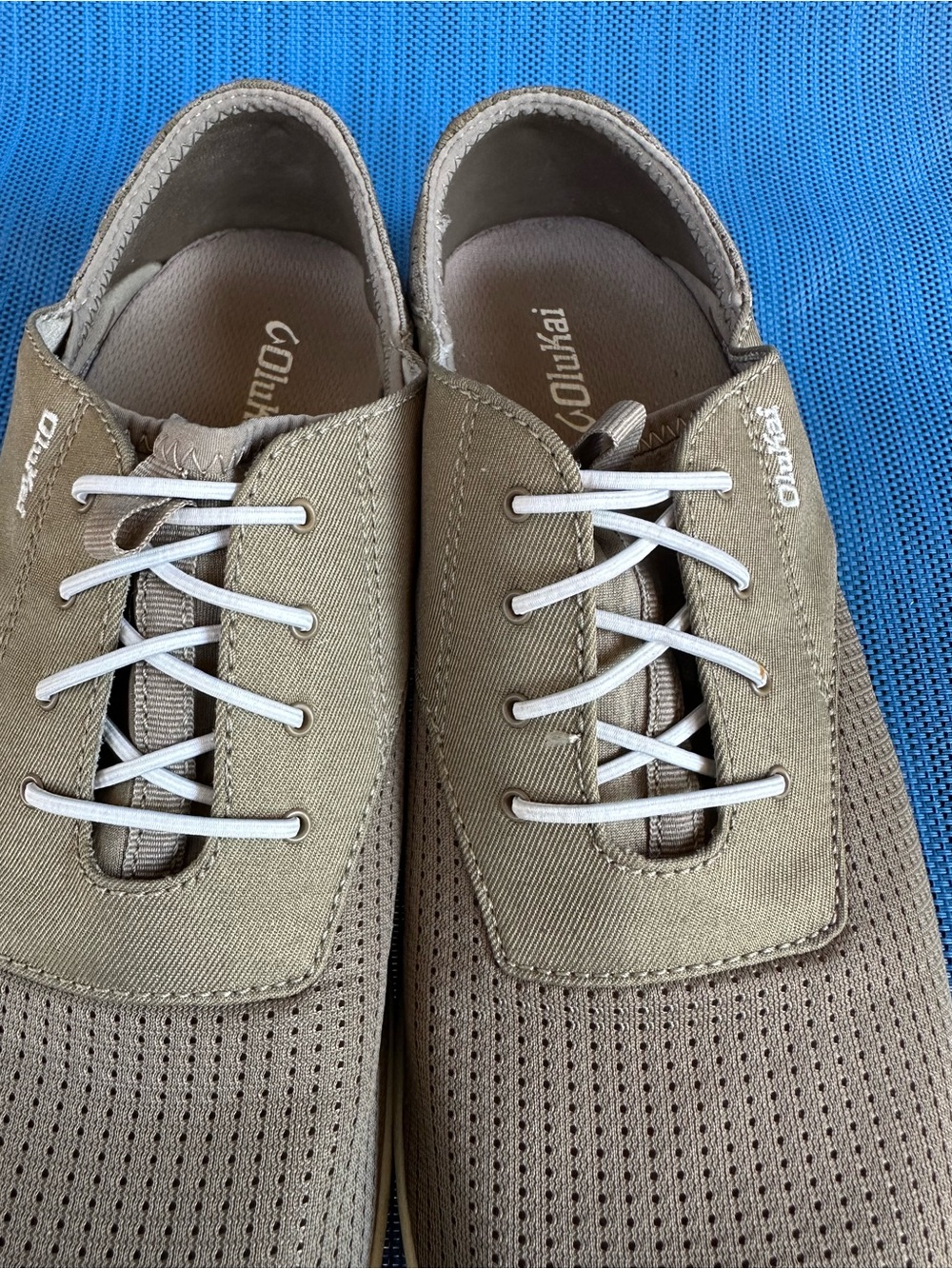 OluKai Nohea Moku Men's No Tie Boat Shoes Size 11 Color Clay/Tapa - Picture 6 of 12